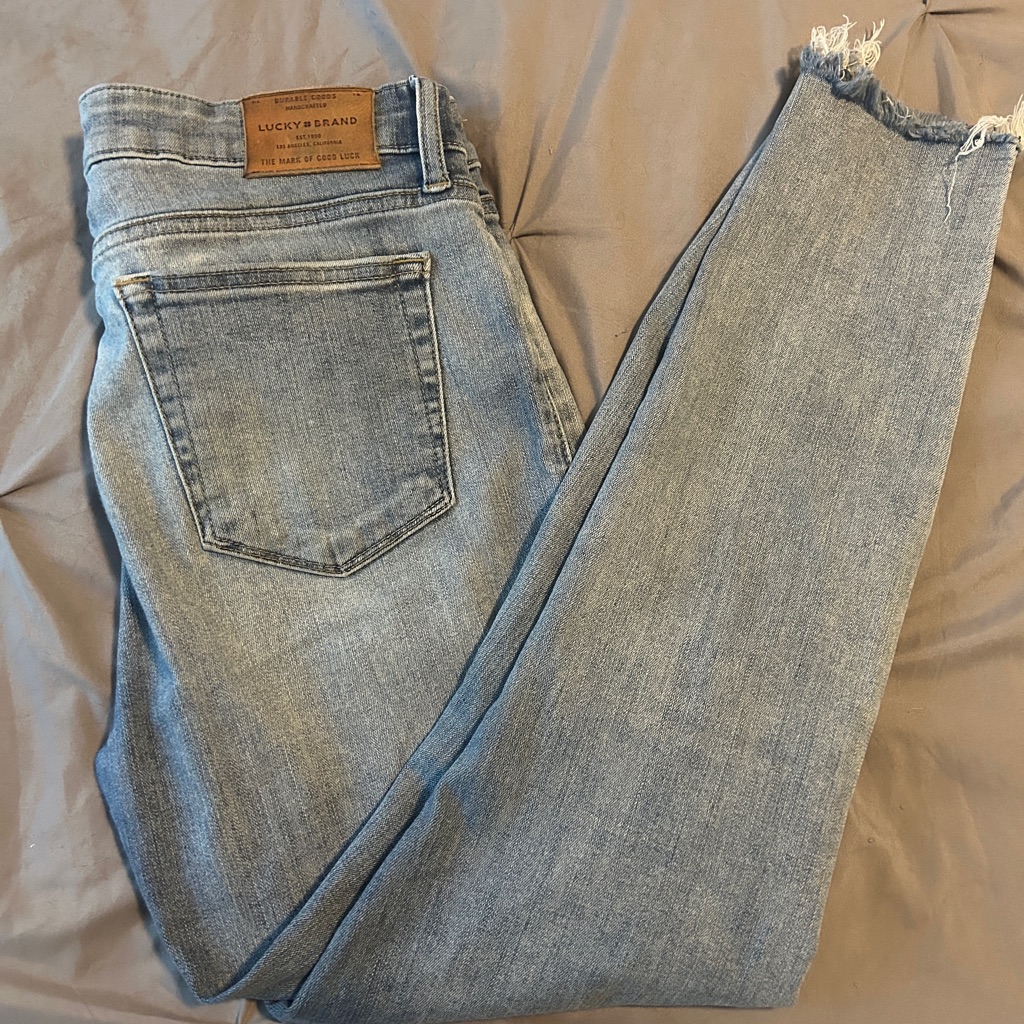 Lucky Brand Womens Denim Straight Leg Jeans Lucky Brand Womens Denim Straight Leg Jeans